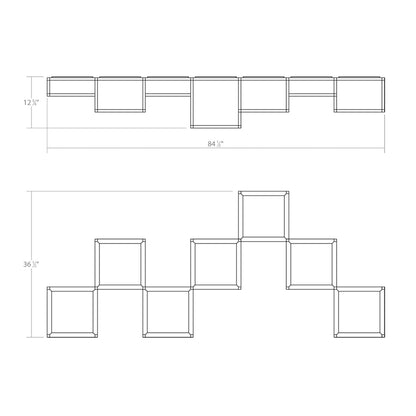 Cubix 7 Light LED Surface Mount