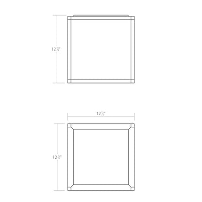 Cubix 1 Light Tall LED Surface Mount