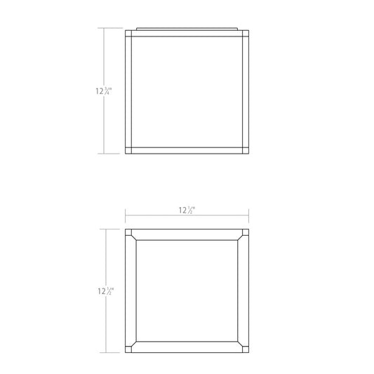 Cubix 1 Light Tall LED Surface Mount