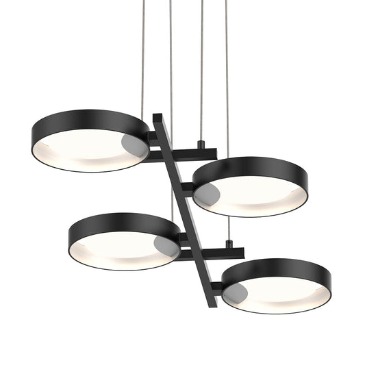 Light Guide Ring 4 Light 37-1/2" Wide Full Sized Pendant