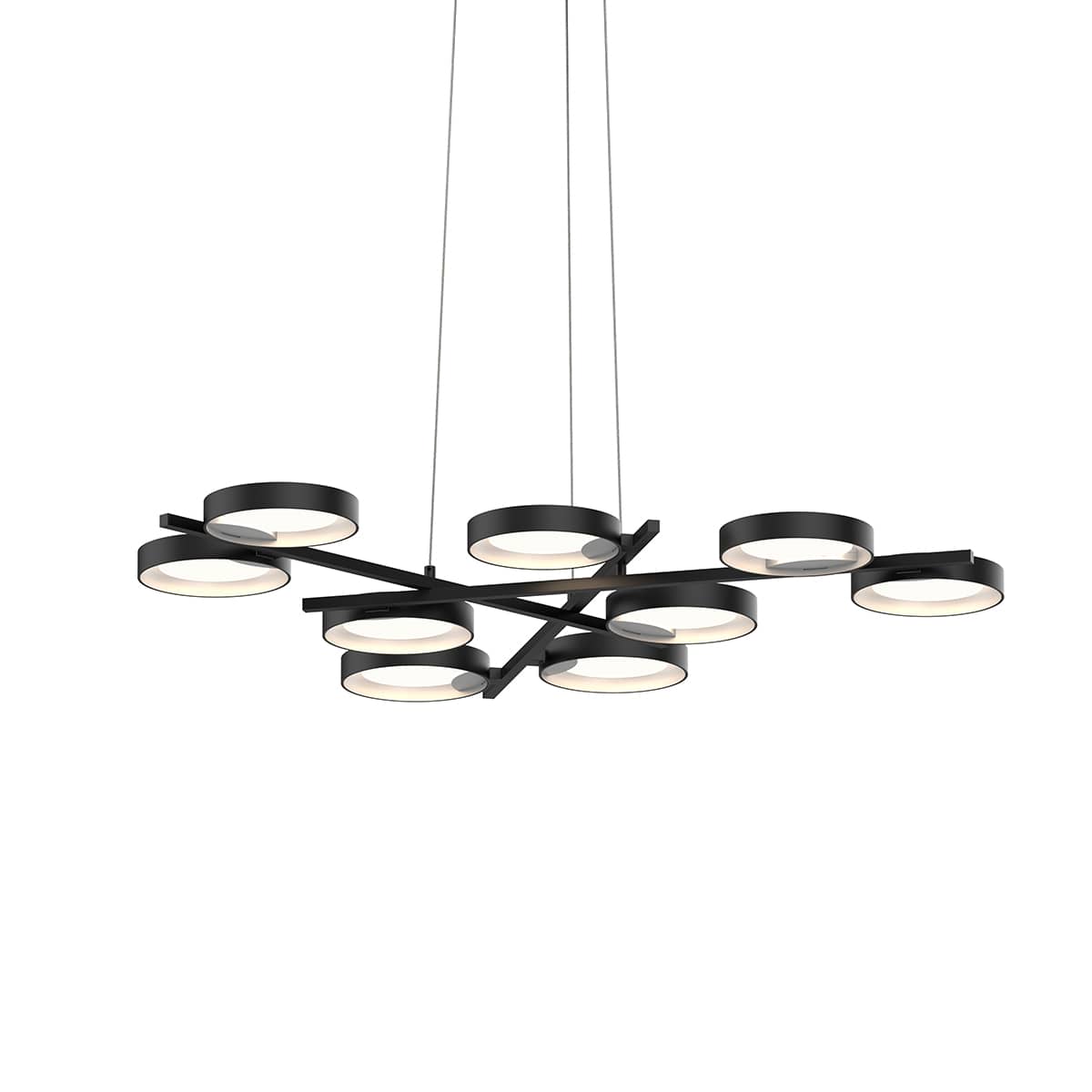 Light Guide Ring 9 Light 48-1/4" Wide Full Sized Pendant