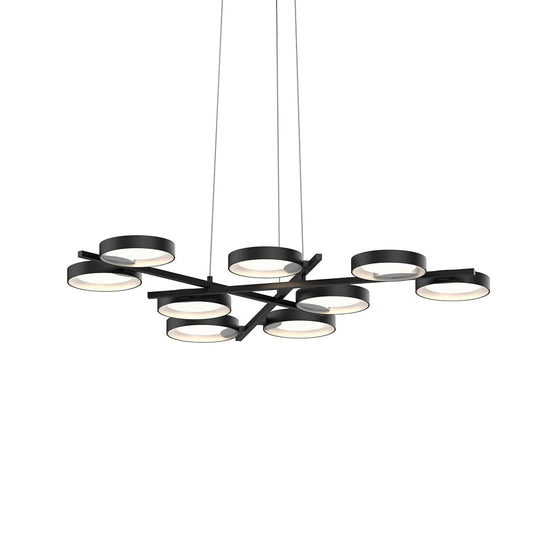 Light Guide Ring 9 Light 48-1/4" Wide Full Sized Pendant