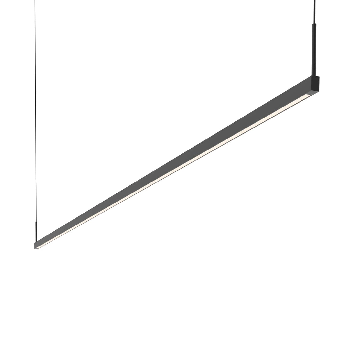 Thin-Line 96" Wide Two Sided Integrated LED Suspension Linear Pendant - 3000K