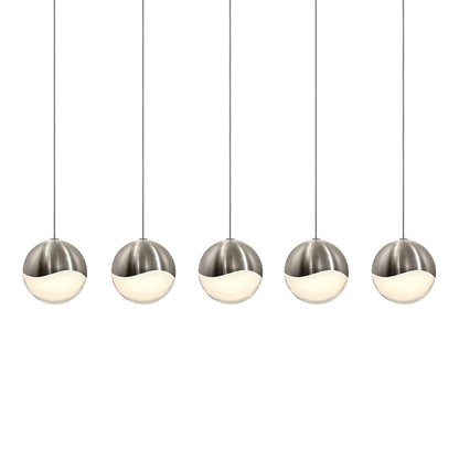 Sonneman Grapes 5 Light 38" Wide LED Suspension Linear Pendant