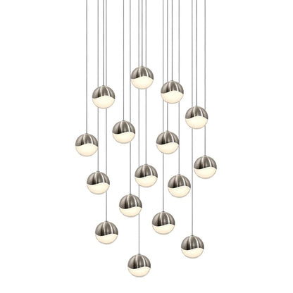 Sonneman Grapes 16 Light 24" Wide LED Suspension Multi Light Pendant