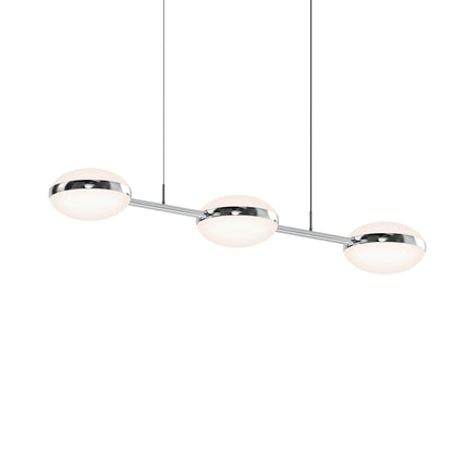 Pillows 6 Light 49" Wide LED Suspension Linear Pendant