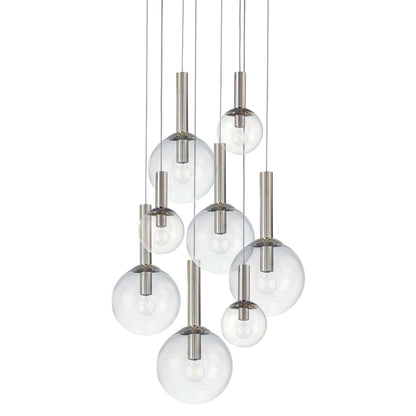 Bubbles 8 Light 29" Wide Multi Light Pendant