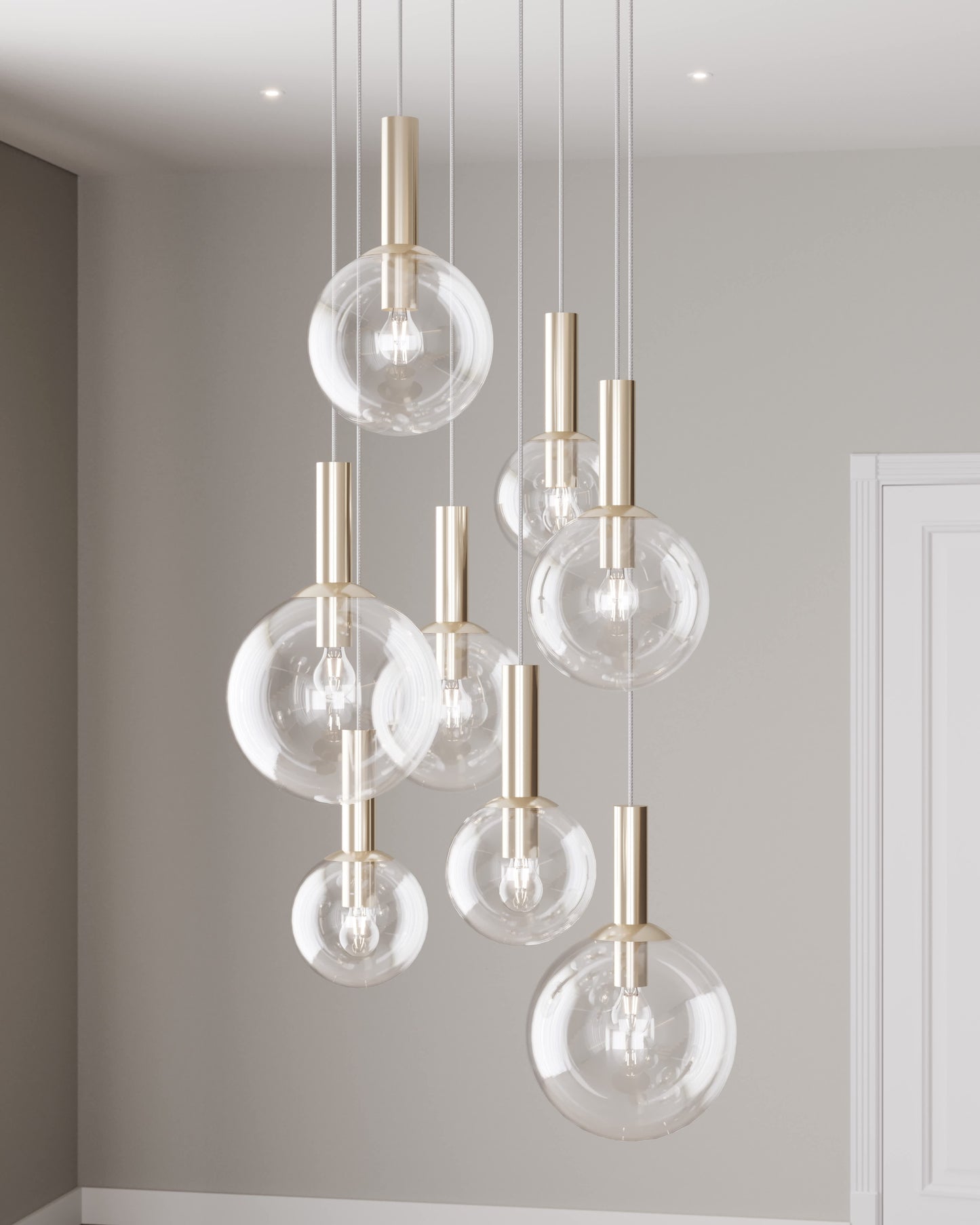 Bubbles 8 Light 29" Wide Multi Light Pendant