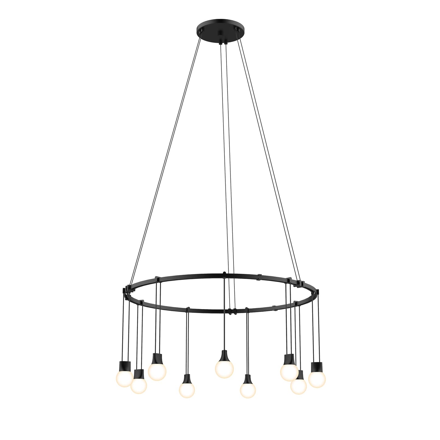 Suspenders LED Single Ring Multi Light Pendant