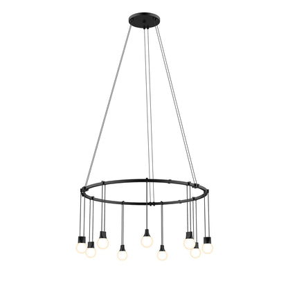 Suspenders LED Single Ring Multi Light Pendant