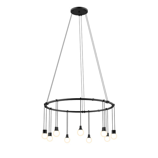 Suspenders LED Single Ring Multi Light Pendant