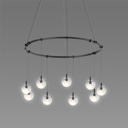 Sonneman Suspenders LED Single Ring Multi Light Pendant