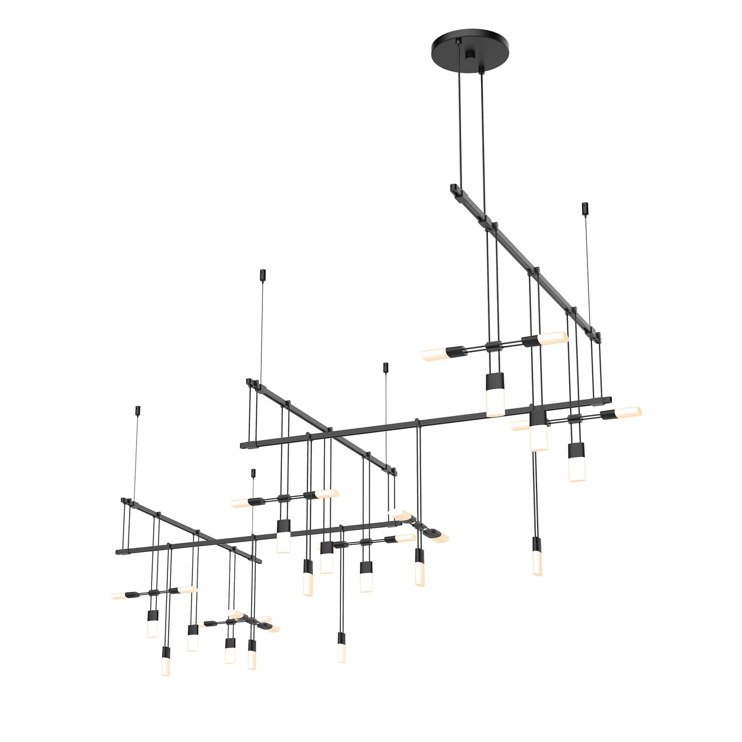 Suspenders LED 5-Bar Zig Zag Multi Light Pendant