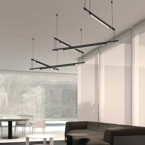 Suspenders LED 5-Bar Zig Zag Multi Light Pendant