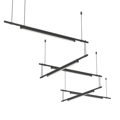 Suspenders LED 5-Bar Zig Zag Multi Light Pendant