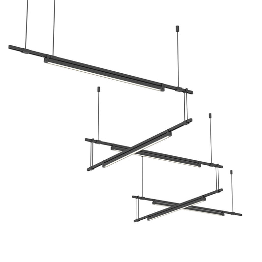 Suspenders LED 5-Bar Zig Zag Multi Light Pendant