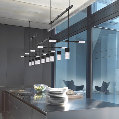Suspenders LED 3-Bar Offset Linear Pendant