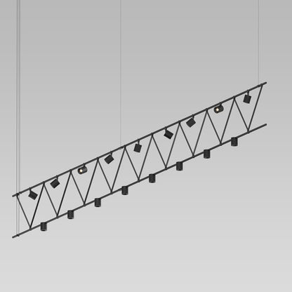 Suspenders 17 Light 170" Wide LED Linear Chandelier