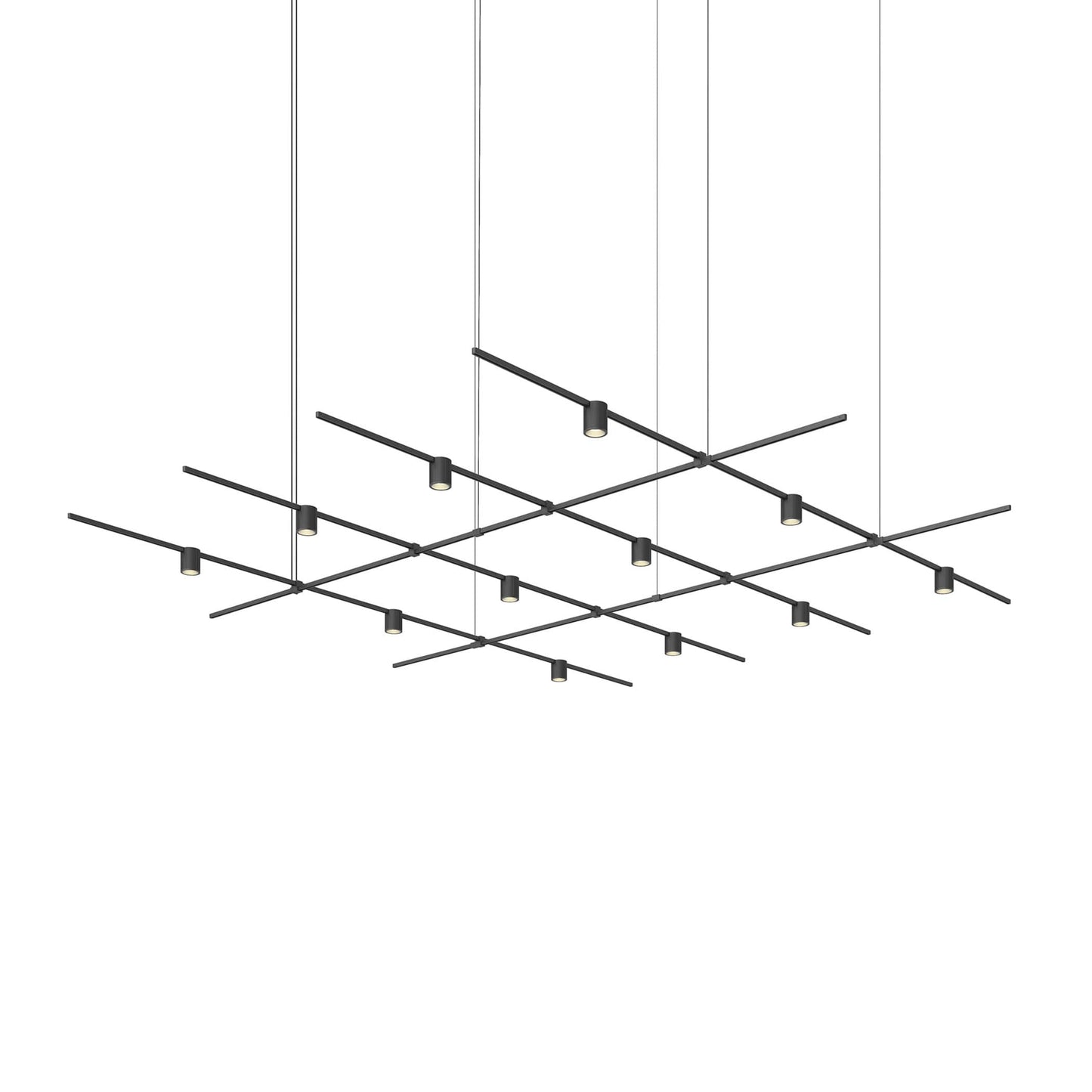 Suspenders 12 Light 97" Wide LED Linear Chandelier