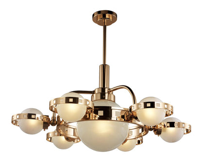Olympus 7 Light 39-1/2" Wide Chandelier with Opal Glass Shades
