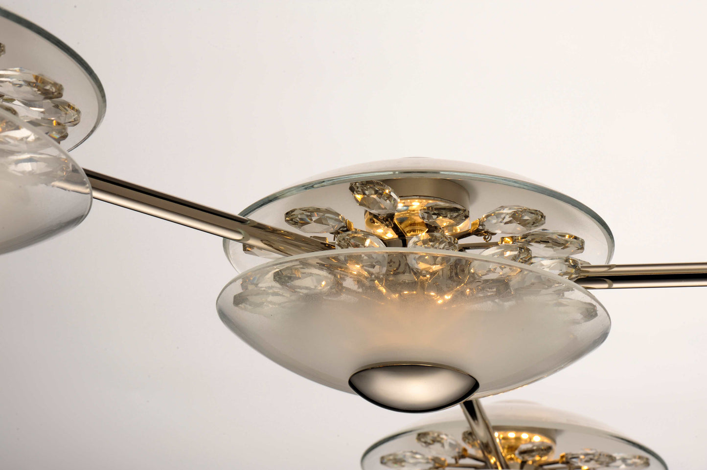 Peony 7 Light 50" Wide LED Abstract Multi Light Pendant