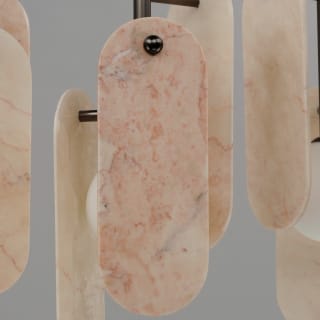 Megalith 5 Light 48" Wide LED Linear Chandelier by Nina Magon