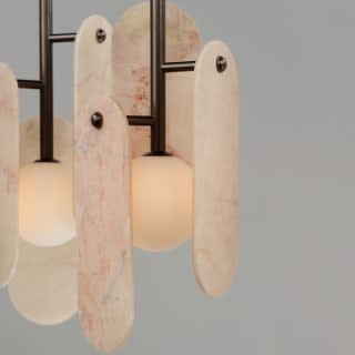 Megalith 5 Light 48" Wide LED Linear Chandelier by Nina Magon