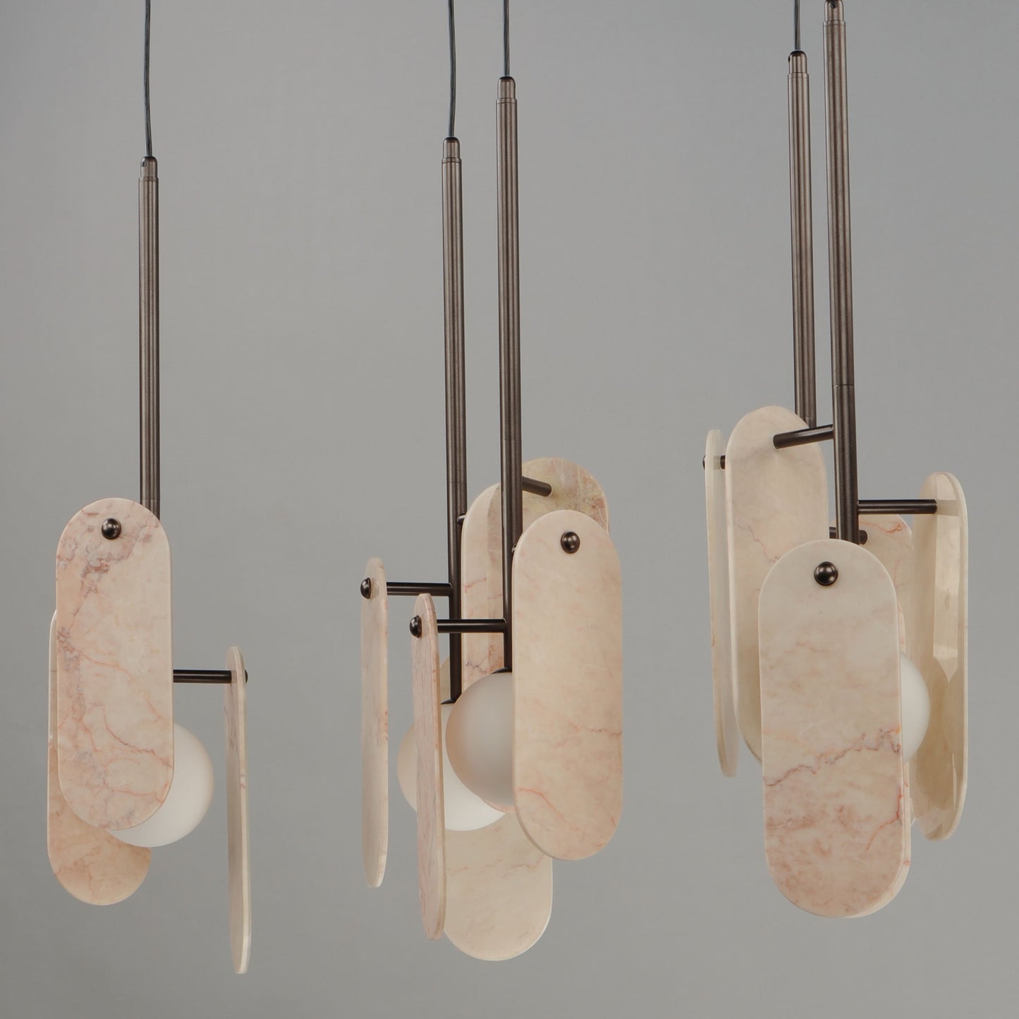Megalith 5 Light 48" Wide LED Linear Chandelier by Nina Magon