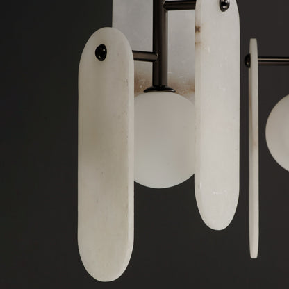 Megalith 5 Light 48" Wide LED Linear Chandelier by Nina Magon