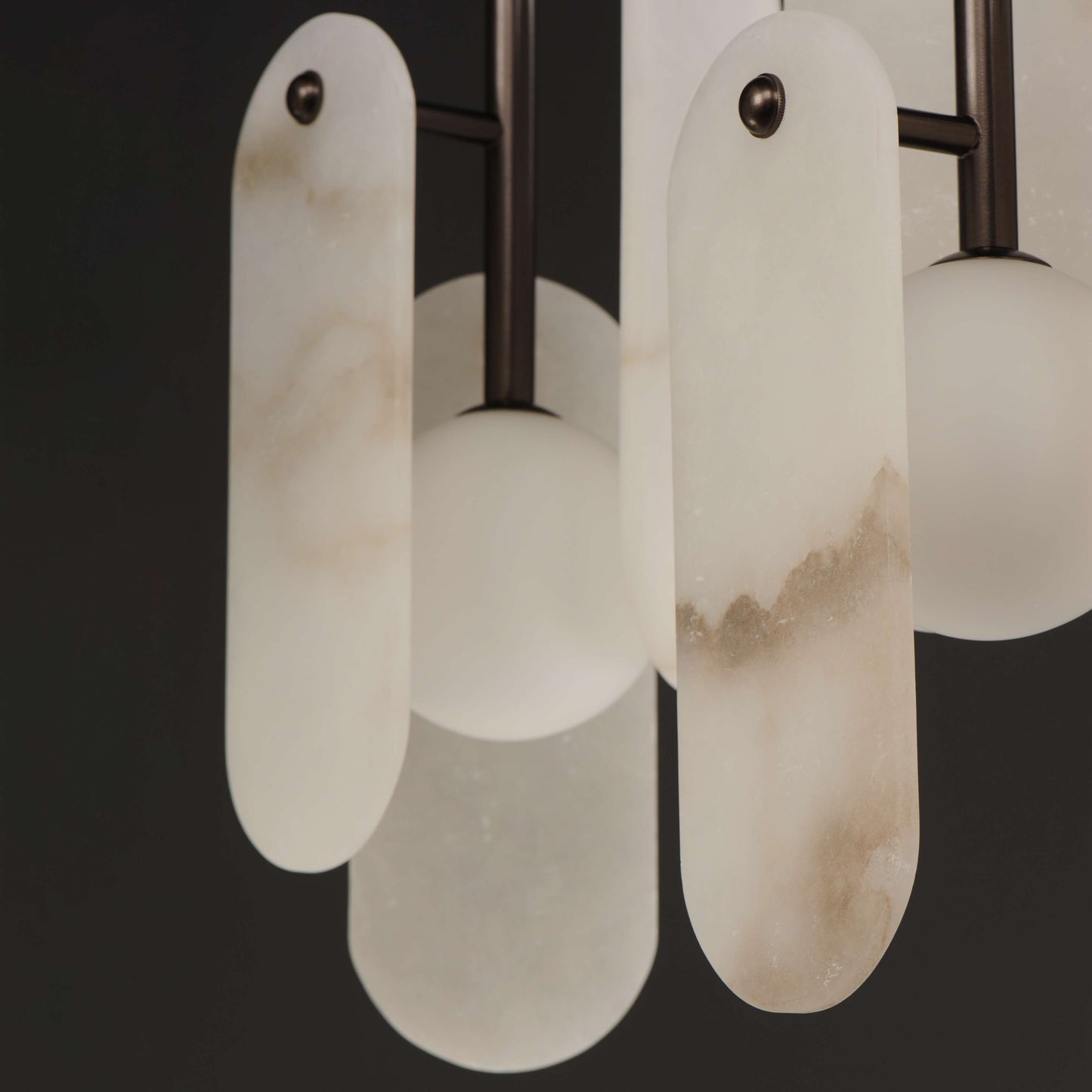 Megalith 5 Light 48" Wide LED Linear Chandelier by Nina Magon