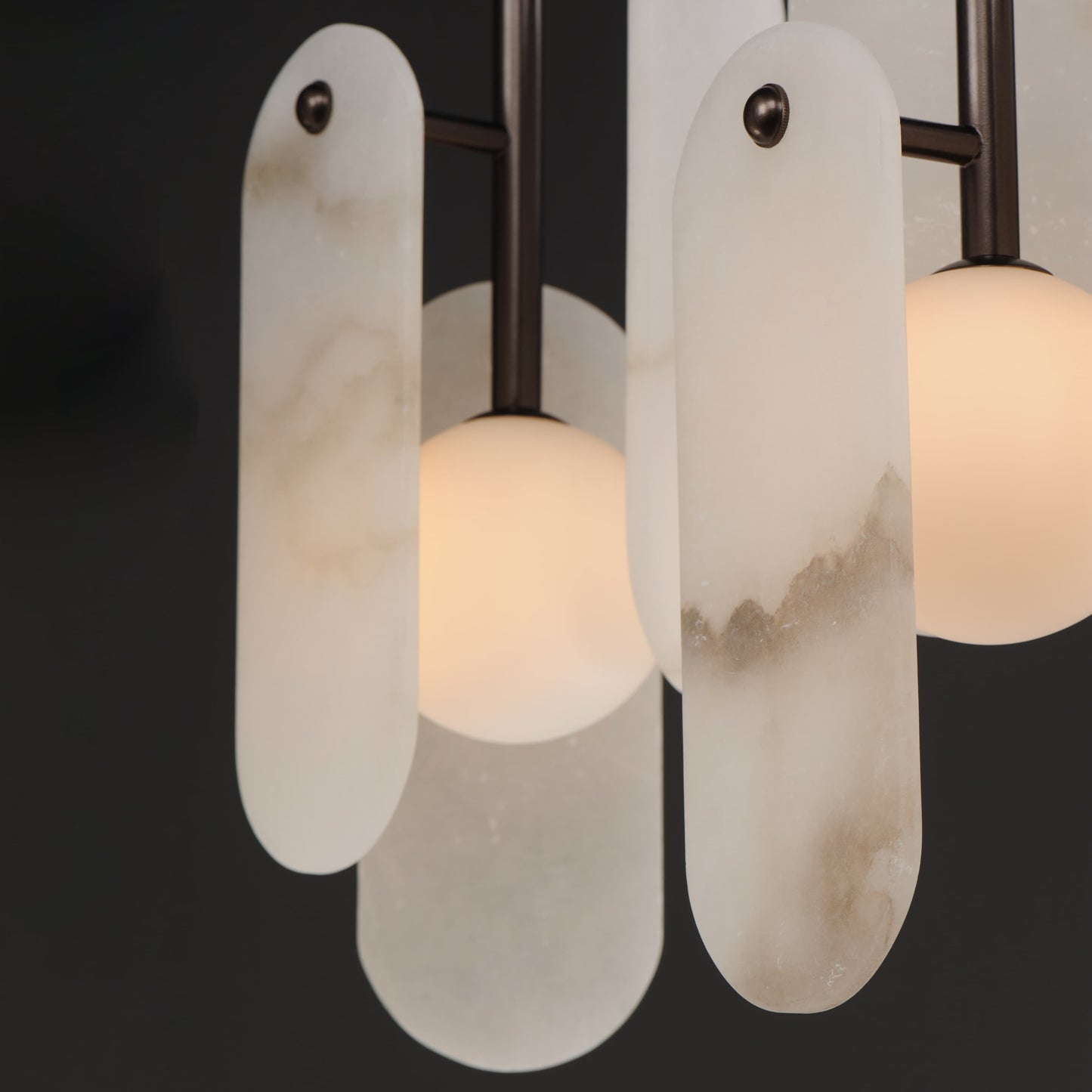 Megalith 5 Light 48" Wide LED Linear Chandelier by Nina Magon