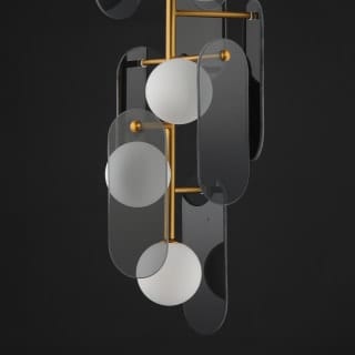 Megalith 5 Light 13" Wide LED Abstract Pendant