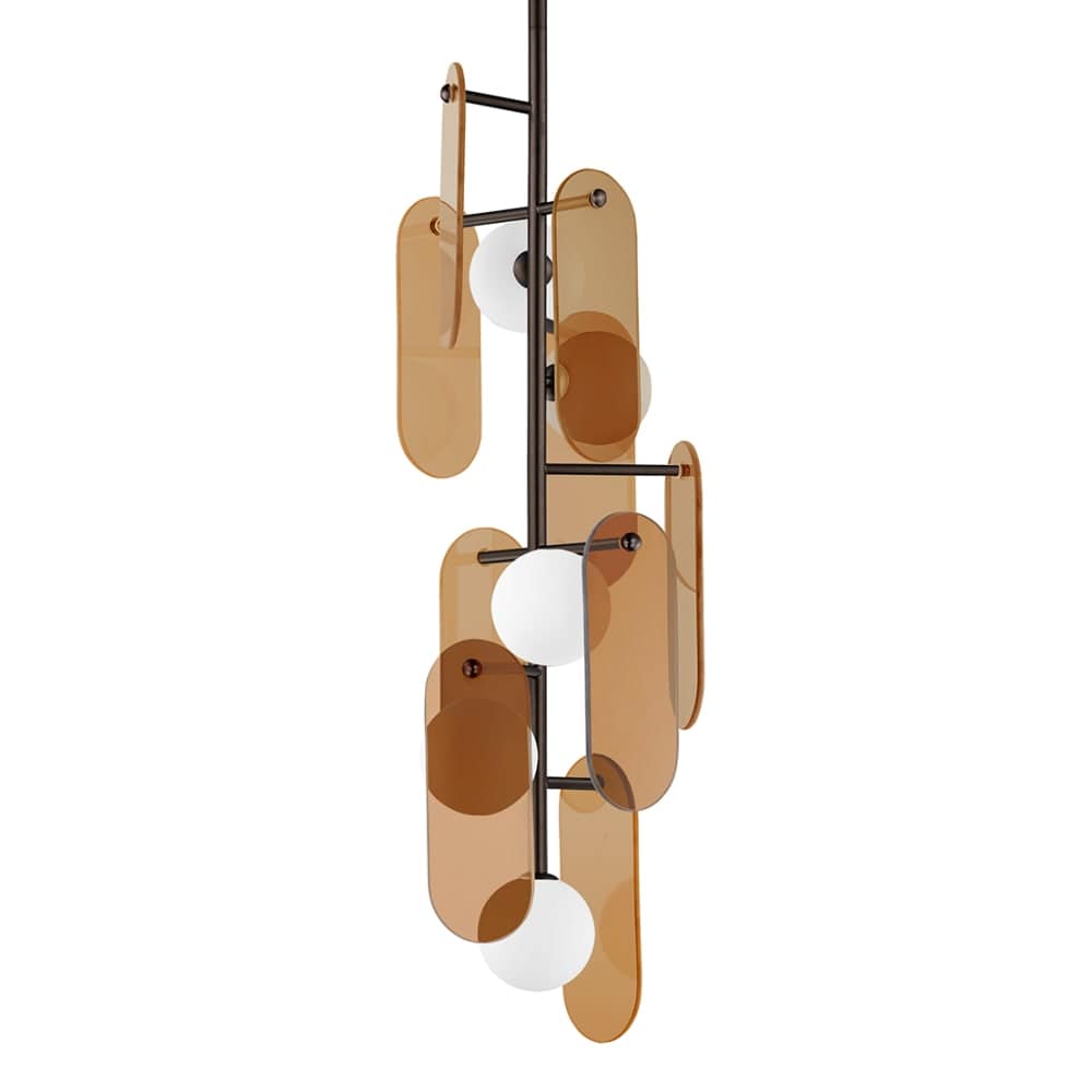 Megalith 5 Light 13" Wide LED Abstract Pendant
