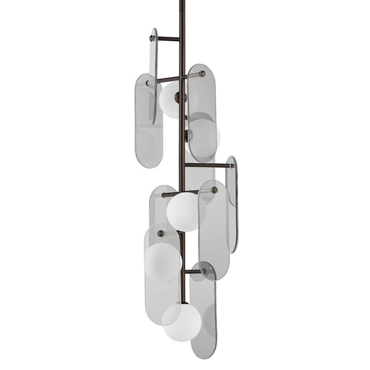 Megalith 5 Light 13" Wide LED Abstract Pendant