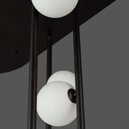 Contour 19 Light 52" Wide LED Semi-Flush Ceiling Fixture by Nina Magon