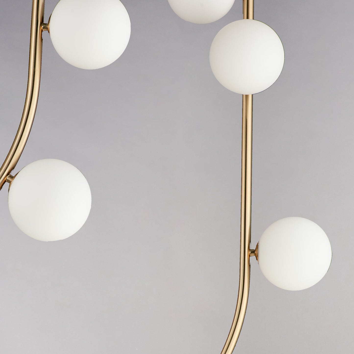 Contour 19 Light 52" Wide LED Semi-Flush Ceiling Fixture by Nina Magon