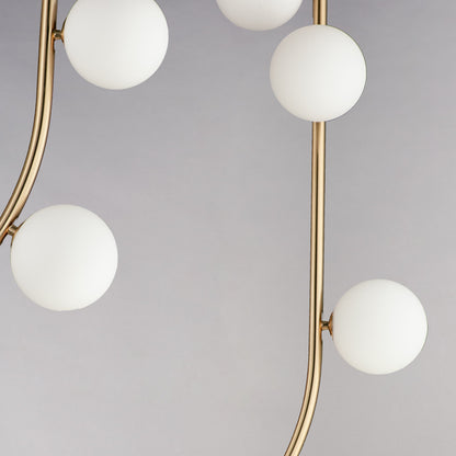Contour 19 Light 52" Wide LED Semi-Flush Ceiling Fixture by Nina Magon