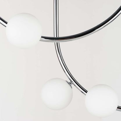 Contour 19 Light 52" Wide LED Semi-Flush Ceiling Fixture by Nina Magon