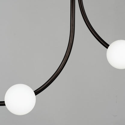 Contour 19 Light 52" Wide LED Semi-Flush Ceiling Fixture by Nina Magon