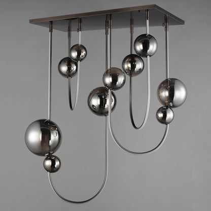 Dreamer 36" Wide LED Abstract Linear Pendant