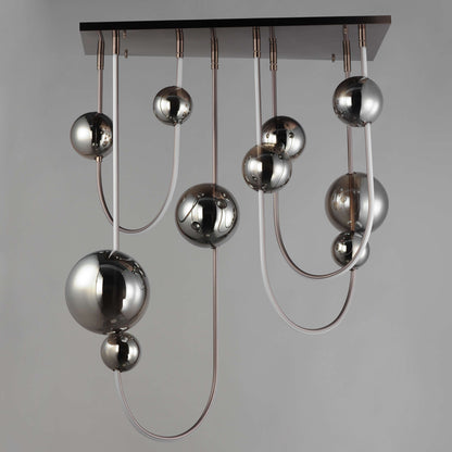 Dreamer 36" Wide LED Abstract Linear Pendant