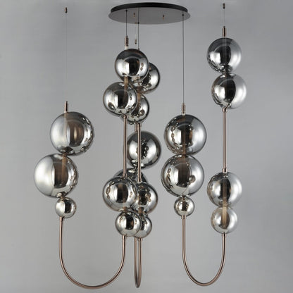 Studio M Dreamer 59" Wide LED Abstract Multi Light Pendant