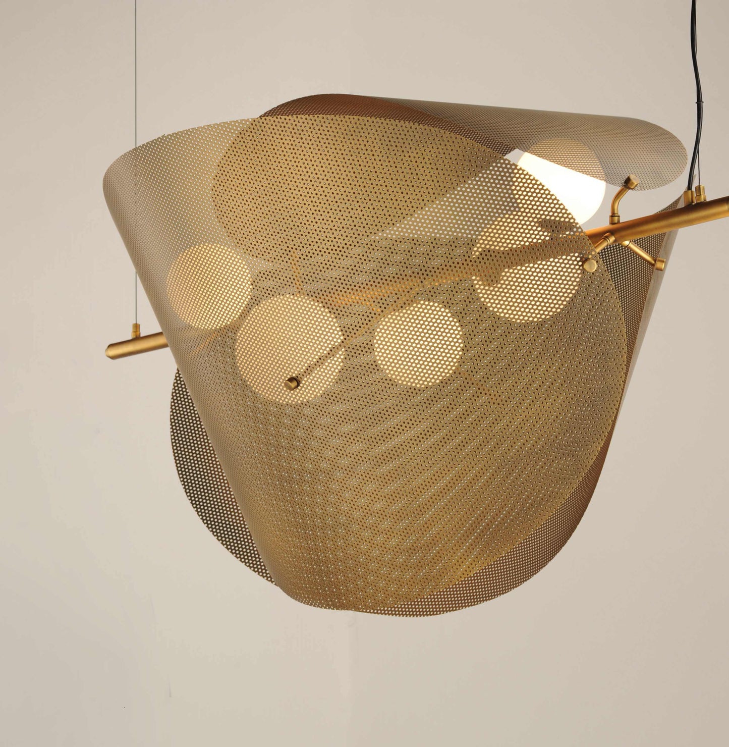 Chips 5 Light 49" Wide LED Linear Chandelier by Mat Sanders
