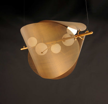 Chips 5 Light 49" Wide LED Linear Chandelier by Mat Sanders