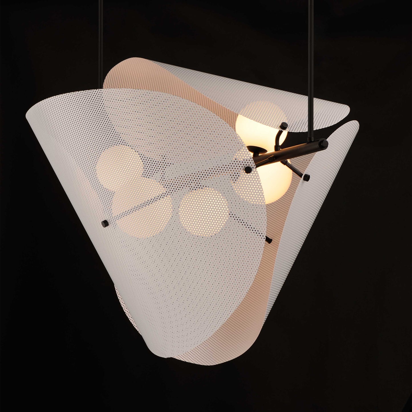 Chips 5 Light 49" Wide LED Linear Chandelier by Mat Sanders
