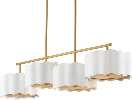 Curtain Call 12 Light 13" Wide LED Linear Pendant