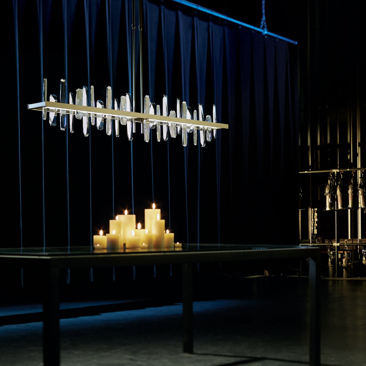 Solitude 51-7/8" Wide Integrated LED Linear Chandelier