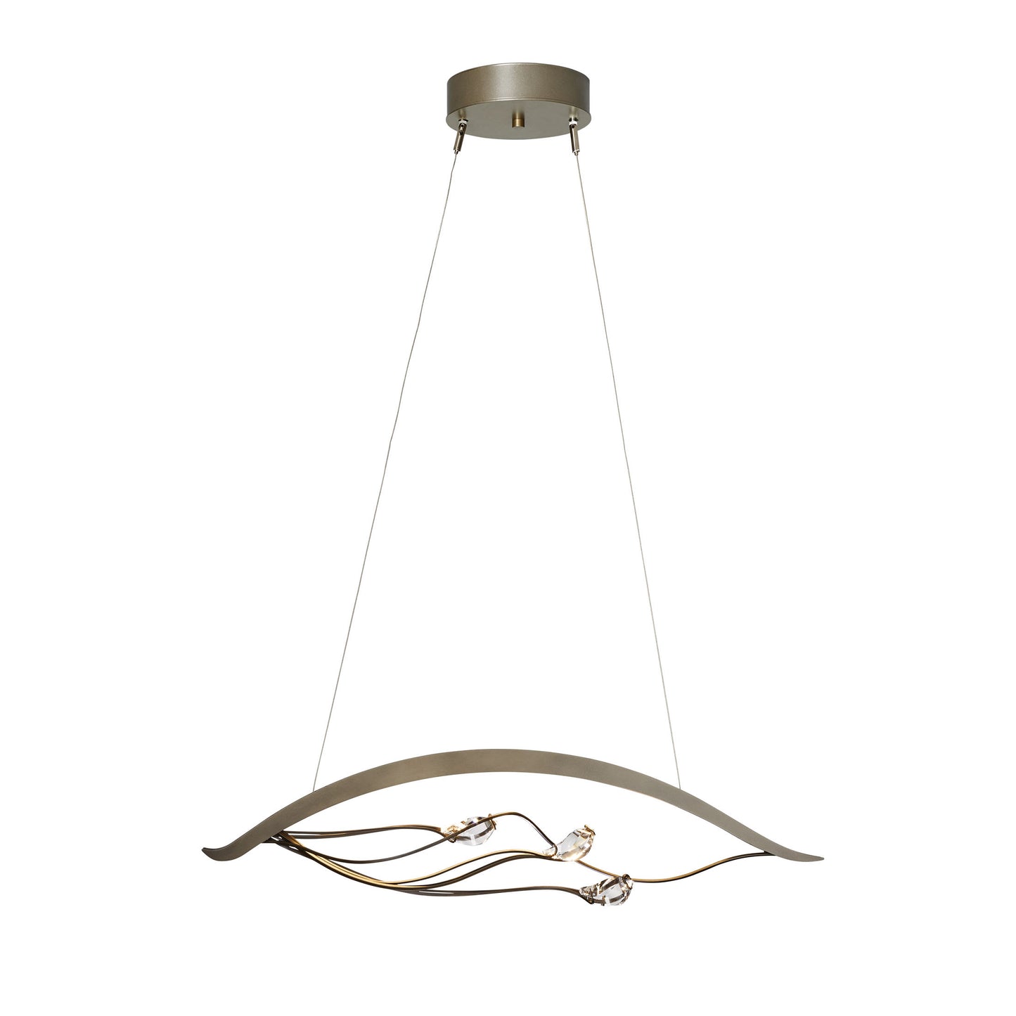 Courbé 30-1/2" Wide Integrated LED Linear Chandelier