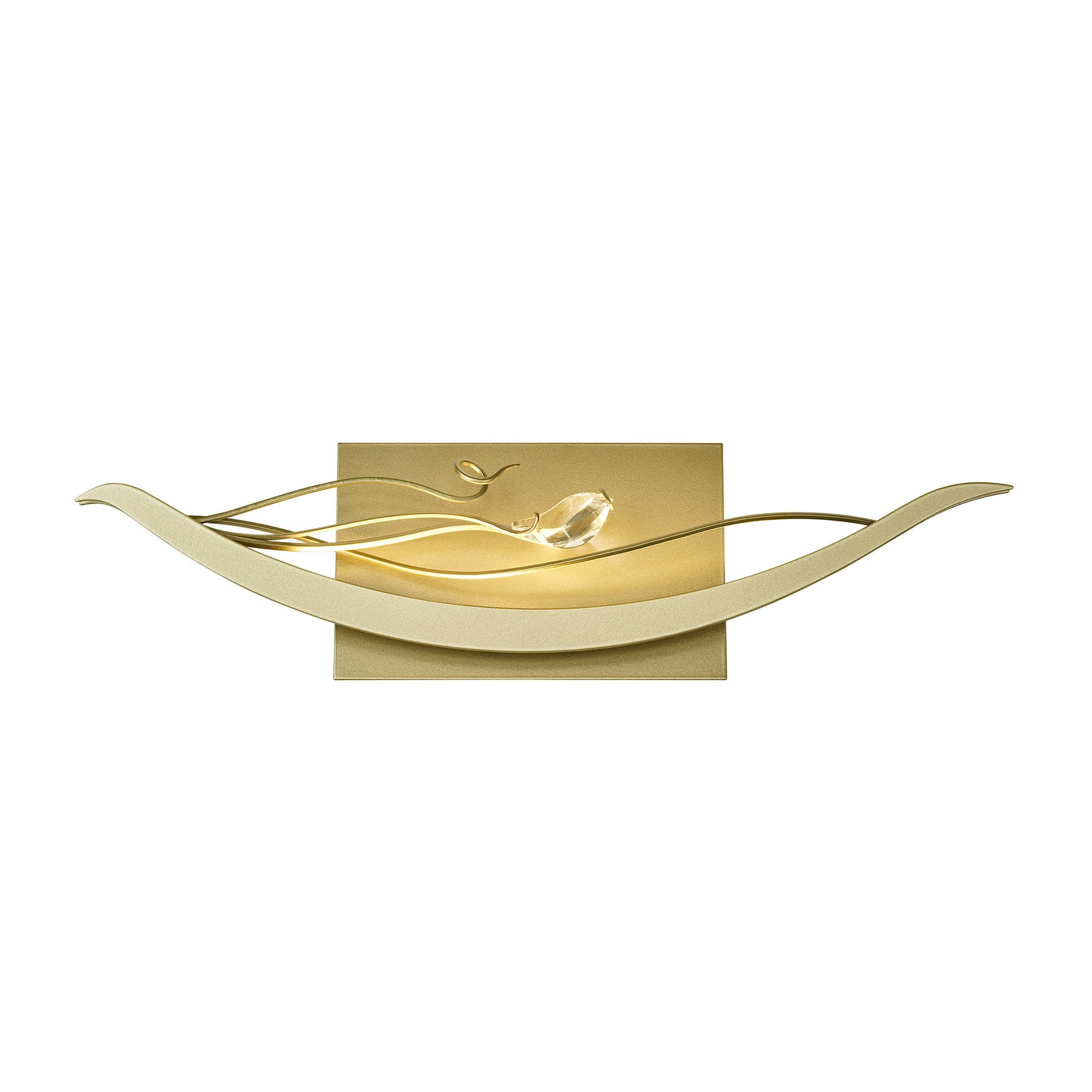 Courbé Single Light 6-1/2" Tall Integrated LED Wall Sconce - ADA Compliant