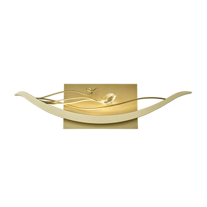 Courbé Single Light 6-1/2" Tall Integrated LED Wall Sconce - ADA Compliant